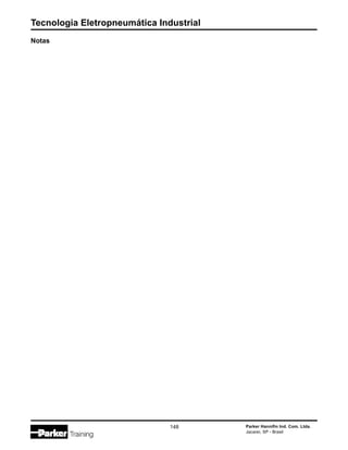 Tecnologia Eletropneumática Industrial
148 Parker Hannifin Ind. Com. Ltda.
Jacareí, SP - Brasil
Notas
 