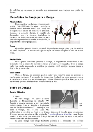 Educacao Fisica 1 Ao 5 Ano, PDF, Danças