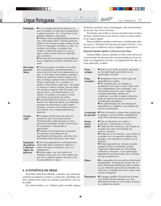 Nº28 - FEVEREIRO/2010 71
fonemas e produzir uma onomatopeia, não há necessida-
de de ele criar novos fonemas.
Na sintaxe, quem fala ou escreve escolhe entre os tipos
de frase, obedecendo a um número mais ou menos restri-
to de regras rígidas.
Para a estilística sintática interessa a consideração des-
sa norma – dos tipos de frase que se podem formar – e os
desvios que constituem traços originais e expressivos.
Expressividade ligada à estrutura da frase
Citando Bally a autora classifica a frase como forma de
comunicação de pensamento (caracterizada por uma me-
lodia, um julgamento de fato, um julgamento de valor ou
uma aspiração, a saber:
4. A ESTILÍSTICA DA FRASE
Para Nilce Sant’Anna Martins, a sintaxe, que relaciona,
combina as palavras na frase, é, sobretudo, atividade cria-
dora, pertencendo tanto ao domínio gramatical como ao
do estilo.
Em nível fonético, se o falante pode escolher alguns
 