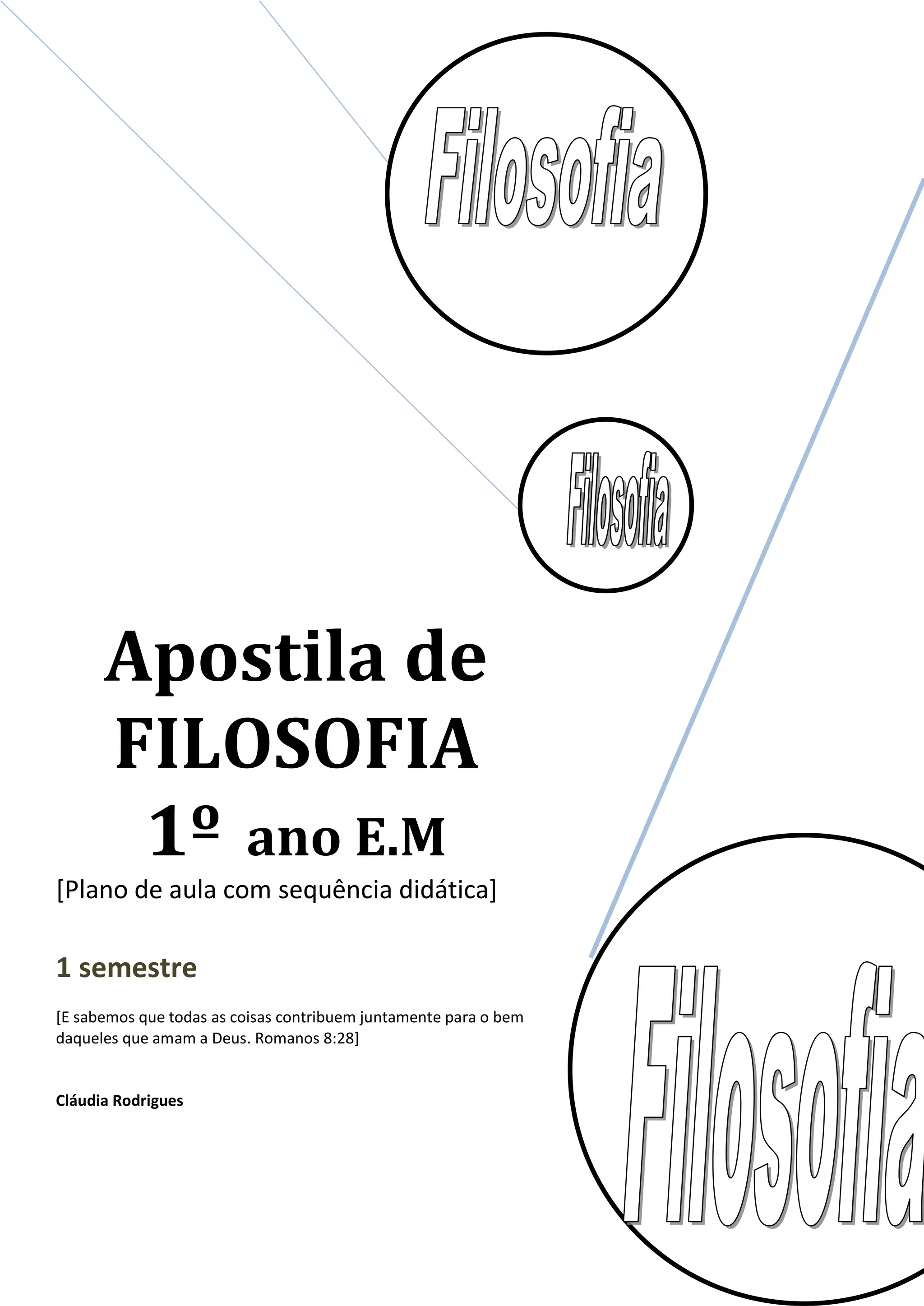 apostila filosofia 1 ano 1s (1).pdf 1 ANO DO ENSINO MEDIO . CONCEITOSE ...