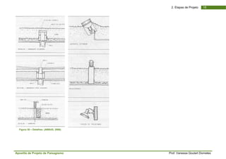 Apo
F
ostila de Projeto
igura 30 – Detalhe
o de Paisagism
es. (ABBUD, 2006)
mo Prof. Vanes
2. Etapas
ssa Goulart Dorn
1de Projeto
neles
8
 
