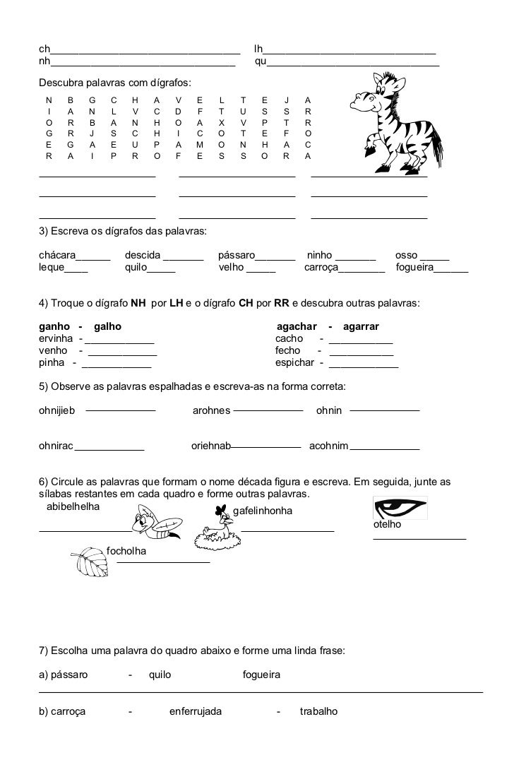 Junte As Silabas E Descubra As Palavras