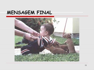11
MENSAGEM FINAL
 