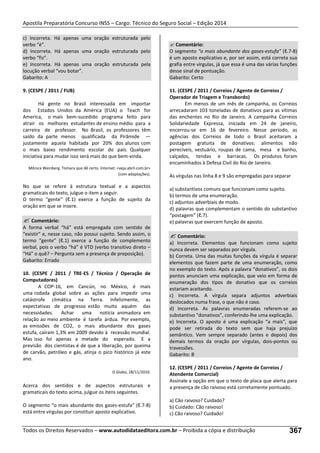 Apostila para Concurso INSS  - Técnico do seguro social