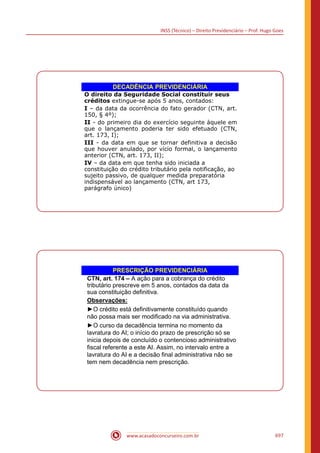 Apostila INSS Técnico do Seguro Social 