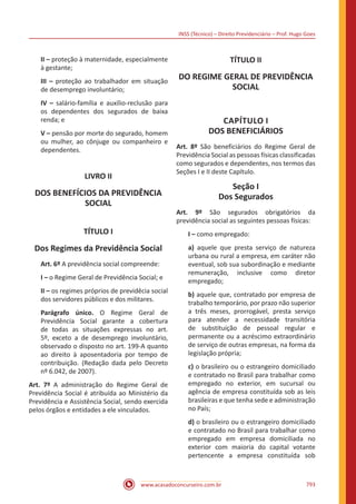 Apostila INSS Técnico do Seguro Social 