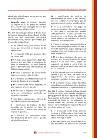 Apostila INSS Técnico do Seguro Social 