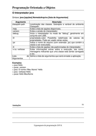 Apostila java completo | PDF
