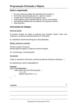 Apostila java completo | PDF