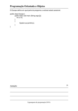 Apostila java completo | PDF