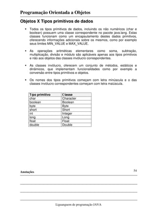 Apostila java completo | PDF