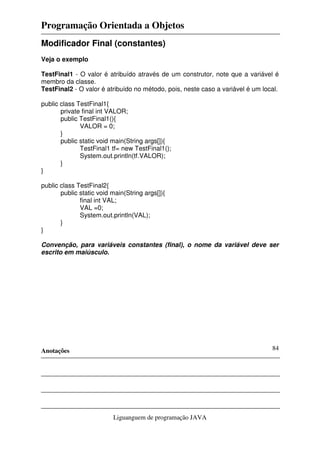 Apostila java completo | PDF