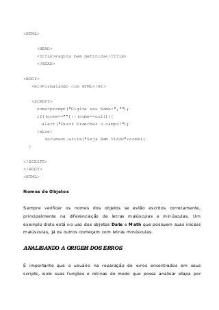 Javascript - Aplicações Interativas para a Web