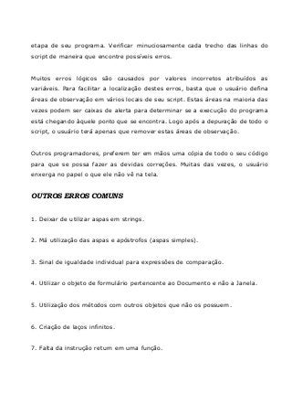 Javascript - Aplicações Interativas para a Web