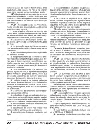 EE                                                         SI                    EE                                                     EE
                                                    NP                       EM                                                      NP                         EM                          NP                             EM
                                                  SI                       PE                                M                     SI                        NPE                          SI                            PE
                                                                          N                               EE                                               SI                                                     SI
                                                                                                                                                                                                                     N
                                               M                        SI                           NP entre                    M e) obrigatoriedade de estudos de recuperação,     M                                                      SIN
                    inclusive quando se tratar de transferências
                                           EE                                                     S I                          E                                                  EE
                                                                                                                            PE
                    estabelecimentos situados no País e no exterior, IN de preferência paralelosINP período letivo, para os EM
                                                                                                                                                         M
                                       NP                           EM                                                                               EE                        ao                         EM
                                    SI base as normas curriculares gerais. S casos deINP
                                                                PE                                                                                                          S escolar, aPE
                    tendo como                                N                          EM
                                                                                                                                              S baixo rendimento                                     N serem disci-PE
                                                           SI escolar deverá adequar-se plinados pelas instituições de ensino em seus re-
                                                                                      PE                          M                                                                               SI                       SI
                                                                                                                                                                                                                             N
                           EM 2º - O calendário
                              §                                                    IN                          EE                                                   EM
                    às E                                                         S
                       P peculiaridades locais, inclusive climáticas e eco- gimentos;
                                                    M                                                     NP                          EM                         PE                     EM                                                   PE
                    IN
                  Snômicas, a critério         P EE do respectivo sistema deI ensino,                   S
                                                                                                                                N PE VI - o controle de freqüência fica a cargo da
                                                                                                                                                            SIN                      PE                          EM                        IN
                                         SI
                                            N                         EM                                                     SIescola, conforme o dispostoIN seu regimento e nas                              PE                         S
                                                                    PE
                    sem com isso reduzir o número de horas letivas pre-                        EM                                                                               S no                       IN
         EM visto nesta Lei.                                      N                         PE                                                      EM                                                    S                       EM
     PE                           M                            SI                       IN                           EM normasNdo respectivo Esistema de ensino, exigida a E
                                                                                                                                               PE                         M                                                   P
SI
  N                            EE
                              Art. 24 - A educação básica, nos níveis funda-           S                          PE                       SI                         PE
                                                                                                                               freqüência mínima de setenta e cinco por centoSdo                EM                          IN
                         I
                    mentalNP e médio, EM organizada de acordo com as total de horas letivas para aprovação;  S IN                                                  IN                       PE
                       S                            E será                   EE
                                                                                 M                                                                               S                       N
                    seguintes regras comuns: NPNP
                                                                                                                                    M
                                                                                                                                EE VII - cabe a cada instituição de ensinoEexpedir     SI                         EM
              EM                             SI
                                                                       SI                        EE
                                                                                                     M                        P                          EM                                                    P                         EM
                              I - a carga horária mínima anual será de oito- IN históricos escolares, declarações de conclusão de PE                                                                        IN
           PE                                                                                 NP                          S                          PE                       EM                           S                       N
       IN           centas horas, distribuídas por um mínimo de duzen-
                                    M                          EM                          SI                                  série e diplomas ou certificados de conclusão de SI
                                                                                                                                                S IN                       PE
     S                            E                           E                                                                                                                                     M
                               PE
                    tos dias de efetivo trabalho escolar, excluído o tempo
                                                         NP                                                       EM           cursos, com as especificações cabíveis. SI
                                                                                                                                                                         N
                                                                                                                                                                                                 EE
                            IN                         SI
                    reservado aos exames finais, quando houver;
                         S                                                        EM                           PE                        M 25 - Será objetivo permanente das auto-          NP                            EM
                                                                               P E                         IN                         EEArt.                                              SI                          PE                      SI
                              II - a classificação emSIqualquer série Sou eta-
                                               EM
                                                                             N                                                      P                        EM
                                                                                                                               ridades responsáveis alcançar relação adequada
                                                                                                                                 IN                                                                              SI
                                                                                                                                                                                                                    N
               EMpa, exceto a Eprimeira do ensino fundamental, pode entre o número de alunosEM o professor, a carga
                                           P                                                                                   S                          PE                       e
            PE ser feita: SIN                                                                   EM                                                     IN
                                                                                                                                                     S condiçõesNPE                                                                  EM
        IN                                                        E M                        PE                         M horária e as                                          materiais doEM             estabeleci- PE
      S                                                       PE
                              a) por promoção, para alunosI que cursaram,              S
                                                                                          N                          EE        mento.M                                    SI                         PE                       SI
                                                                                                                                                                                                                                 N
                              EM                         S IN                                                     NP                      E                                                     S IN
                    comEaproveitamento, a série ouM
                          P                                                      fase anterior, naIpró-        S                                                     M
                                                                                                                                        Parágrafo único - Cabe ao respectivo siste-
                                                                                                                                        PE
                      IN escola; M                                             E                                                                                 EE
                                                                                                                                     Nde ensino, àPvista das condições disponíveis                                    EM
                    pria
                     S                                                      PE                                                 maI S                          N                       EM                          PE
                                             PE
                                                E                        N
                              b) por transferência, para candidatosEproceden-                        E M                                                   SI
                                                                                                                               e das características regionais e locais, SIN       PE                         estabele-                   EM
              M                                                       SI                                                                                                                                                               PE
             E                         SI
                                          N                                                     NP                        M                                                    SI
                                                                                                                                                                                  N
                                                                                                                                                                                                                                    IN
         PE tes de outras escolas;M                                                          SI                         EE cer parâmetro para atendimento do disposto nes- S
                                                                                                                                                  E EM                                                M
     IN                       c) independentemente de escolarização ante-                                             P        te artigo.
   S                             M                          EE                                                    SI
                                                                                                                    N                         NP                         M                         EE
                    rior,PEE                             NP
                             mediante avaliação feita pela escola, que defi-        EM                                                     SI                         EE
                                                                                                                                        Art. 26 - Os currículos do ensino fundamental          NP                          EM
                                                      SI                         PE                                                                                                          SI
                                                                                                                                                                  NP uma base nacional comum, a                         PE
                    naNo grau de desenvolvimentoN experiênciaM can-
                     SI                                                        e                          do                   e EM médio devem SI             ter                                                   N                        EE
                                                                            SI                         E                          E
                                                                                                      Eou etapa ser complementada, em cada sistema de ensino e                                                    SI                      NP
                    didato e permita sua inscrição na sérieP
                                             EM                                                                                                                                      M
            EM adequada,PE                                                                       N                           NP                       EM                          EE                                                    SI
                                           conforme regulamentaçãoSIdo respecti- SI estabelecimento escolar, Ppor uma parte diversifi-
                                                                     M                                                                                                                                      M
         PE                         SI
                                       N                          EE                                                                                PE                      SI
                                                                                                                                                                              N                          EE
     IN             vo sistema de ensino;P                    N                                                      M         cada, exigida pelas características regionais e lo- M
                                                                                                                                              SIN                                                    NP                        E
   S                                                       SI                          M                          EE                                                                              SI                        PE
                           E M - nos estabelecimentos Pque adotam a Ppro- cais da sociedade,EM cultura, da economia eINda
                              III                                                   EE                        N
                                                                                                                                                                      da
                       PE
                    gressão regularM série, o regimento escolar pode
                                                     por                       N                            SI                       EM
                                                                                                                               clientela.                       PE                        M                             S                      N
                     N                            E
                   Iadmitir formas de progressão parcial, desde que
                                                 E                           SI                                                   PE § 1º - Os Scurrículos a que se refere o caput
                                                                                                                                                             IN                        EE                                                   SI
                  S                            P                                                                              IN                                                     P
                                            N
                    preservada I a seqüênciaMdo currículo,PE
                                                                                                  EM
                                                                                                 observadas S devem abranger, obrigatoriamente, o estudo da lín- EM             SI
                                                                                                                                                                                   N                         EM
                                         S
                                                                  EE                                                                               EM                                                      PE
        EM as normas do respectivo sistema deSIensino;                                       N                                                                            matemática, o conhecimentoNP  N                          E
    PE                            M                           NP                                                     EM gua portuguesa e da EM PE                                                     SI                       I
 IN                            EE                          SI
                              IV - poderão organizar -se classes, ou turmas,        M                             PE           do mundo físico e natural e da realidade social S
                                                                                                                                          SI
                                                                                                                                             N
                                                                                                                                                                      PE                                                      e
                    com I NPalunos de séries distintas,EEcom níveis equiva- política, especialmente do Brasil.M
                                                                               P                             S IN
                                                                                                                                                                 SIN                       E                           M
                       S                                                                                                                                                                                              E
                                                EE
                                                   M
                    lentes de adiantamento na Smatéria, paraMo ensino       IN                                                      M                                                   PE                        PE
                                              P                                                                                 EE § 2º - O ensino da arte constituirá componente    IN                         N                         M
              EM de línguasSestrangeiras, artes, ou outros Ecomponen- INP
                                          IN                                                       E                           curricular obrigatório, nos diversos níveis da educa- PEE
                                                                                                                                                       EEM                         S                          SI
          PE tes curriculares;                                     EM                         NP                         S ção básica,Pde forma a promover o desenvolvimen- IN
     SIN                                                        PE                         SI                                                   SIN                       EM                          EM                         S
                                                            IN
                              VM a verificação do rendimento escolar obser-
                                  -                                                                                M           to cultural dos alunos.E                                            PE
                               E
                    varáEos seguintes critérios:
                                                          S                         M                            EE                                                  NP                       SI
                                                                                                                                                                                                N                        EM
                           P                                                     EE                         NP
                       IN a) avaliação contínua e cumulativa do desempe- pedagógica da escola, é componente curricular E
                                                                                                                                         M                         SI
                                                                                                                                       E§ 3º - A educação física, integrada à proposta
                     S                             EM
                                                                             N P                         S I                        PE                                                                             N  P obri-                 SI
                                               PE                         SI                                                    IN                                                   EM                          SI
                    nho do aluno, com prevalência dos aspectos qualitati-
                                         SI
                                             N                                                                                S                           EM
                                                                                                                               gatório da educação básica, sendo sua prática fa-  PE                                                   M
                                                                                                EM
           EM vos sobre os quantitativos e dos resultados ao lon- cultativa aoNaluno: (Redação dada pela Lei nº 10.793, PEE                           PE                       IN
       PE                                                        EM                         PE                          M                          I                          S                         EM
    N                             EM                            E
                    go do Eperíodo sobre P de eventuais provas finais;
                                                              os                         IN                          EE        de 1º 12.2003)
                                                                                                                                                 S                                                   PE                       SI
                                                                                                                                                                                                                                 N
  SI                          P possibilidade de aceleraçãoS de estudos Ipara
                                                         SIN                                                      NP                                                   EM                       S IN
                            Nb)                                                                                S                        IM que cumpraPjornada de trabalho igual ou su-
                                                                                                                                          -                          E
                        SI                                                     EM                                                     EE a seis horas; (Incluído pela Lei nº 10.793, de
                                                                                                                                                                IN                                                   EM
                    alunos com atraso escolar; E                                                                               perior
                 M                              EM                         P                           M                          N P                         S                       EM                          PE                      EM
               EE                            PE
                              c) possibilidade de avanço nos cursos e nas
                                                                      SI
                                                                         N
                                                                                                 PE
                                                                                                     E                        SI 12.2003) M
                                                                                                                               1º                                                  PE                        SI
                                                                                                                                                                                                                N
                                                                                                                                                                                                                                       PE
                                         N                                                                                                                                       N
          NP séries mediante verificação do aprendizado;
                                       SI                                                    SI
                                                                                               N                                                       E                       SI
                                                                                                                                        II - maior de trinta anos de idade; (Incluído pela SIN
                                                                                                                                                    PE
        SI                                                                                                             M Lei nº 10.793, de 1º 12.2003)
                                                                                                                                                 N
                                                              EM
                              d) aproveitamento de estudos concluídos com                                             E                       SI                                                     EM
                               EM                         PE                                                       PE                                                  EM                        PE militar inicial
                    êxito;   E                          N                           EM
                                                                                                              SI
                                                                                                                 N                      III - que estiver E           prestando serviço        N                           EM
                        NP                            SI                         PE                                                    EM                         NP                        SI                          PE
                     SI                                                     SI
                                                                              N                                                     PE                         SI                                                 SI
                                                                                                                                                                                                                     N
                                                                                                                                                                                                                                            EM
                                            EM                                                    E M                         S IN                                                 EM                                                    PE
                                           E                                                     E                                                      M                       PE                                                  SI
                                                                                                                                                                                                                                      N
                                     INP                          EEM                       I NP                        M                          P EE                      IN                          EE
                                                                                                                                                                                                            M
                  22                S
                                                           SI
                                                                P                          S
                                                             NAPOSTILA DE LEGISLAÇÃO – CONCURSO 2012 – SINPEEM      PE
                                                                                                                       E
                                                                                                                                              SI
                                                                                                                                                N                           S
                                                                                                                                                                                                  SI
                                                                                                                                                                                                    NP
                                                                                                                 IN                                                                                                         EM
                           EM                                                      M                            S                                                   EM                                                   PE
                       PE                           M                           EE                                                   EM                         PE                        M                           N
                   IN                           EE                        INP                          EM                         PE                         IN                       EE                            SI
 
