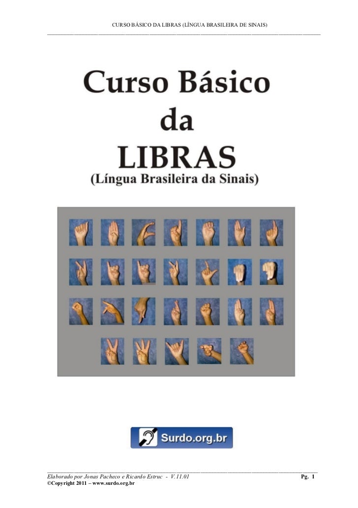 CURSO BÁSICO DA LIBRAS (LÍNGUA BRASILEIRA DE SINAIS)______________________________________________________________________...
