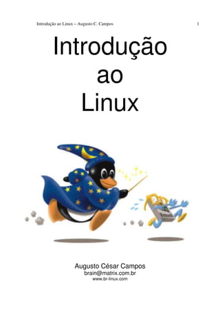 Introdução ao Linux – Augusto C. Campos 1
Introdução
ao
Linux
Augusto César Campos
brain@matrix.com.br
www.br-linux.com
 