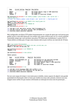 Msf Address Apostila metasploit | PDF