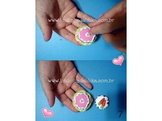 Apostila mini bolo com tampinhas de garrafa