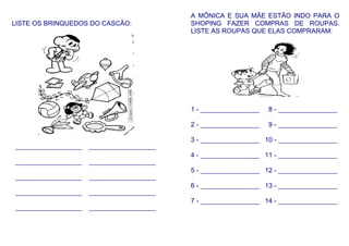 Apostila Turma da  Monica