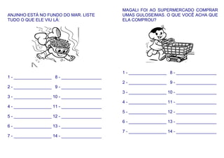 Apostila Turma da  Monica