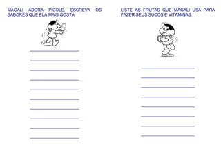 Apostila Turma da  Monica