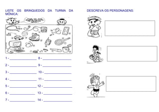 Apostila Turma da  Monica