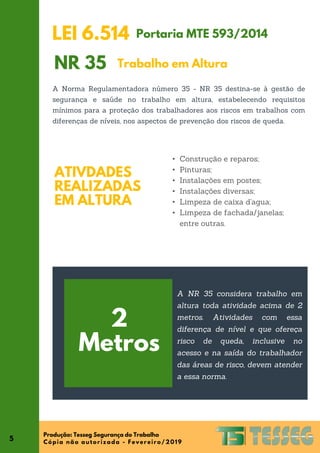 Apostila nr 35 trabalho em altura | PDF