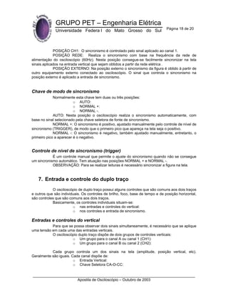 Apostila osciloscopio pdf | PDF