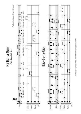 °
¢
°
¢
°
¢
°
¢
EditadoporMarcosFilho–marcosfilhomusica@yahoo.com.br
Estalo
Palma
Perna
Pé
NaBahia-a-temtemtemtemNaBahi-a-temOhBaia-na-côco-devintém-
Estalo
Palma
Perna
Pé
24
&Voz
!"#$%&'()*#)+,*%'-+./%','-+./0"+#
Cançãofolclórica
NaBahiaTem
/
/œ
/
/
&bFlautas
Bão-Ba-la-lão
&bSolo
/
/œœœœ
/œ
/œ
œœœœ˙œœ˙
œœœœœœœœœœœœœ˙
˙œœœœ
œœ˙
œœœœœœœ
œœœœœœ˙
œœœœœ™œœœ™œ
jœ
œJ
œœœœ™œœœ™œ
jœ
œJ
œœœœœœœœœœœœœœœ˙
œœ˙
œœœœœœœ™œ
Jœœœœœœœœœœœœ˙
œœœœœœœ
œœœ
j
œœ
œ™
œœœœœœœ
 