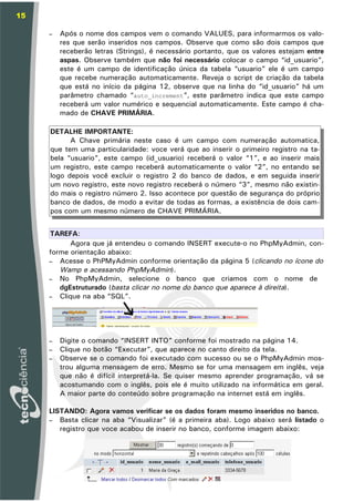 Apostila PhP com Wamp, 2a. parte