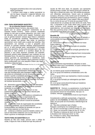 APOSTILA DE INTERPRETAÇÃO TEXTUAL COM QUESTÕES DE SEMIÓTICA.