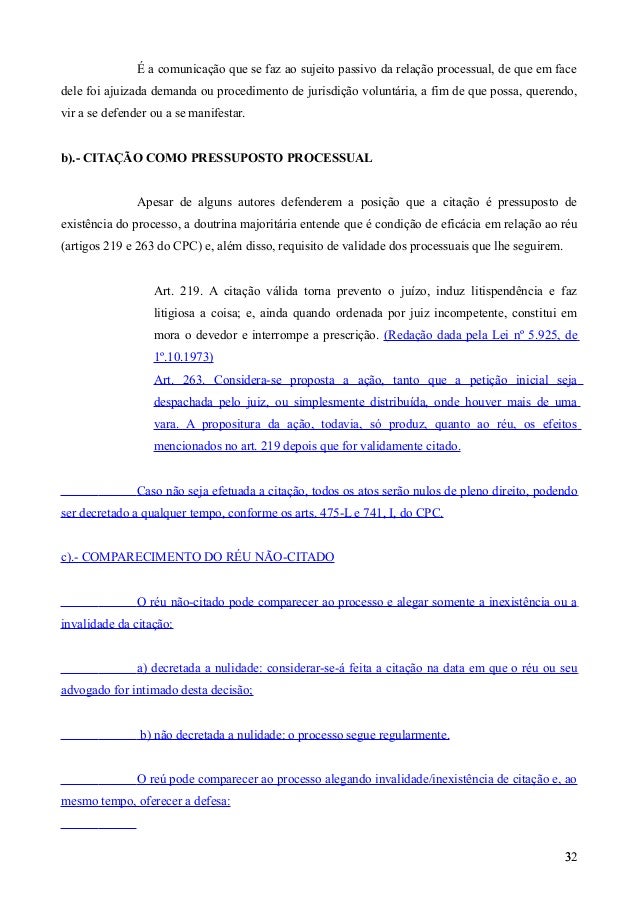 Artigo 213 cpc