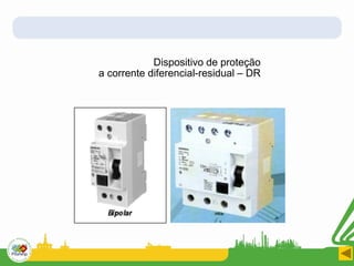 Dispositivo de proteção
a corrente diferencial-residual – DR
 