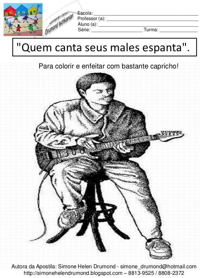 Apostila quem canta seus males espanta vol1