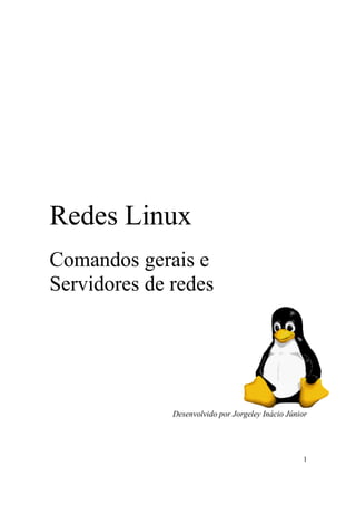 1
Redes Linux
Comandos gerais e
Servidores de redes
Desenvolvido por Jorgeley Inácio Júnior
 