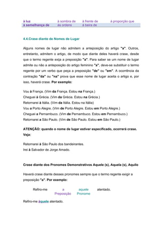 Apostila regencia nominal