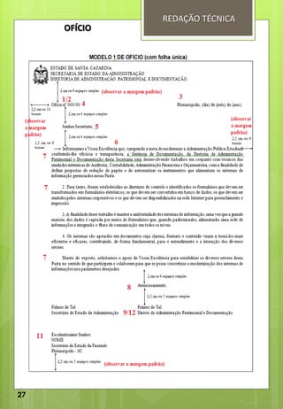 REDAÇÃO TÉCNICA
OFÍCIO
27
 