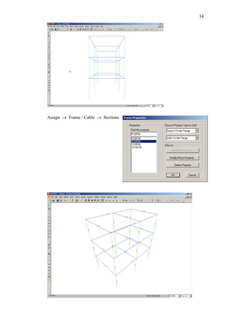34
Assign → Frame / Cable → Sections
 
