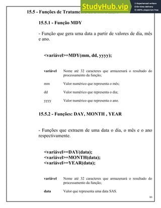 Apostila Sas | PDF