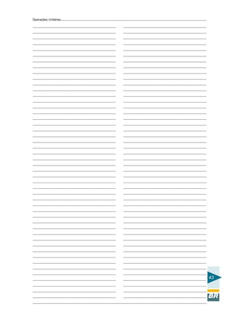 Operações Unitárias

43

 