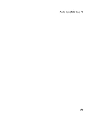 Apostila Microsoft SQL Server 7.0




                            174
 