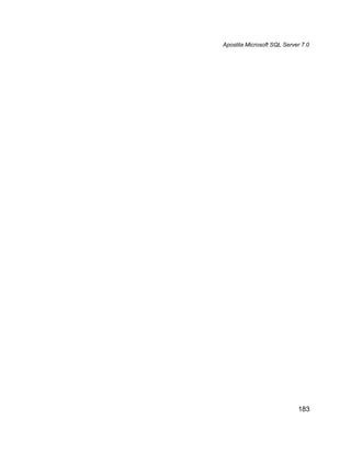 Apostila Microsoft SQL Server 7.0




                            183
 