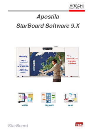Apostila
StarBoard Software 9.X
ANOTE CUSTOMIZE SALVE
 