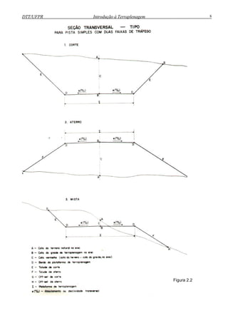 DTT/UFPR Introdução à Terraplenagem 8
Figura 2.2
 