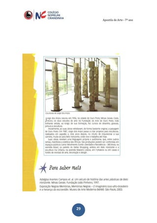 Apostila de Arte - 7º ano
2929
 