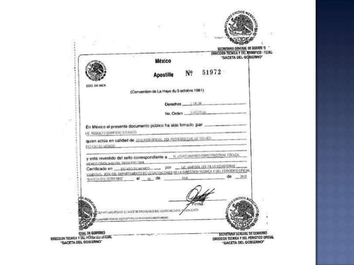 Apostilla convenio de la haya Apostilla convenio de la haya