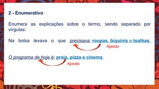 APOSTO - conceito, classificação e forma de usar | PPTX