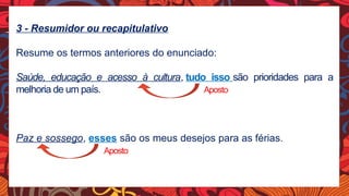 APOSTO - conceito, classificação e forma de usar | PPTX