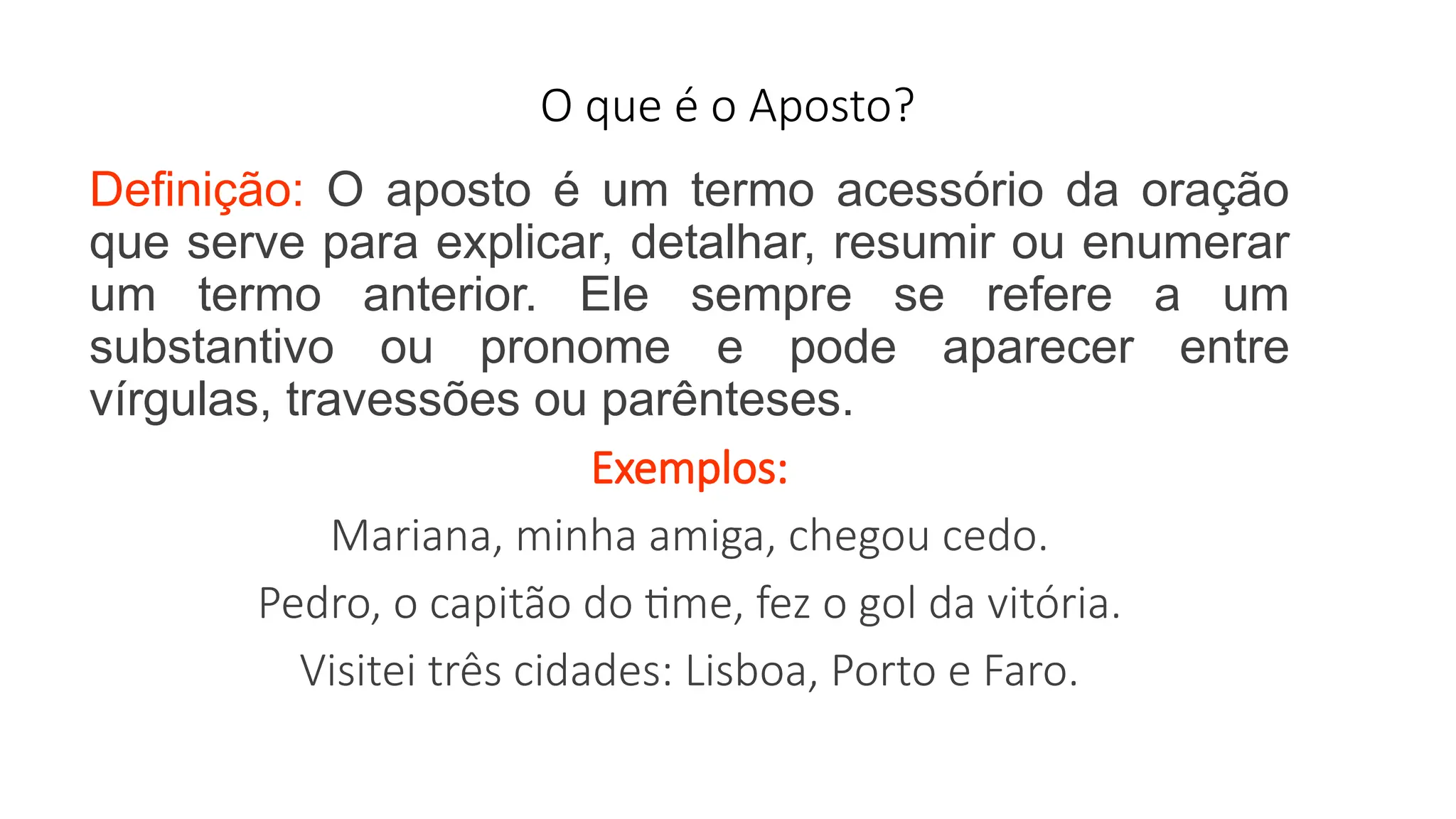 Aposto e Vocativo - Termos da oração.pptx
